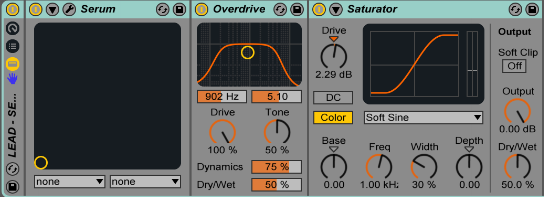 In image of how to save an Audio Effect Rack as a preset.