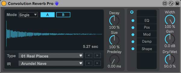 An image of Convolution Reverb Pro.