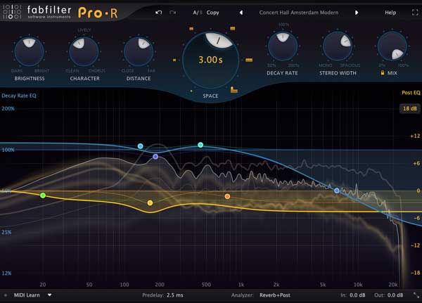 A picture of the Pro-R's GUI.