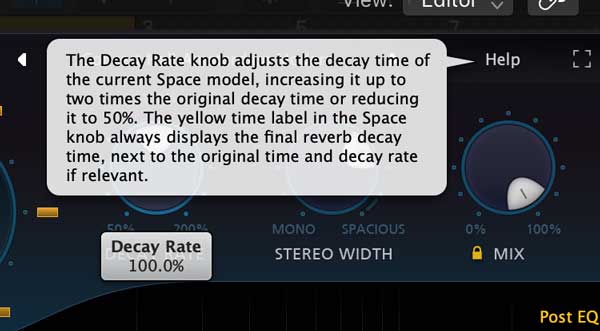 A picture of the Pro-R's tooltips.