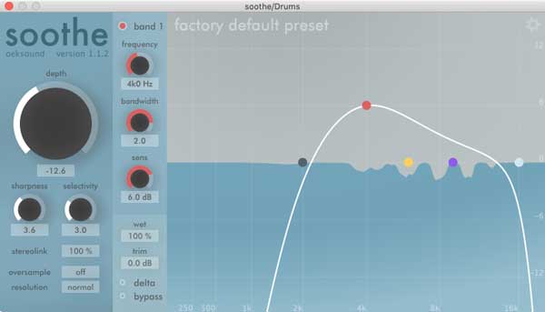 A picture of the plugin soothe.