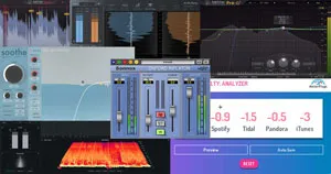 A variety of mastering plugins.