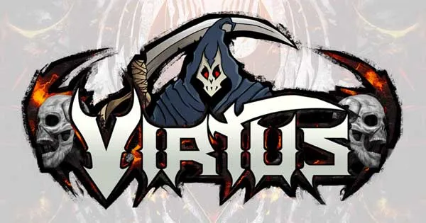 The type font and logo for Virtus.