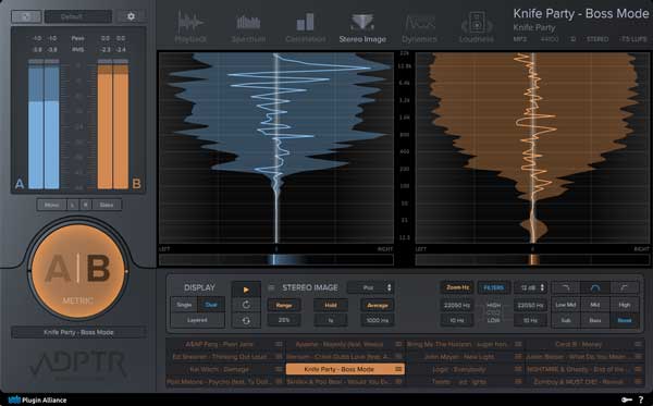 An image of ADPTR AUDIO's Metric AB Stereo Image view.