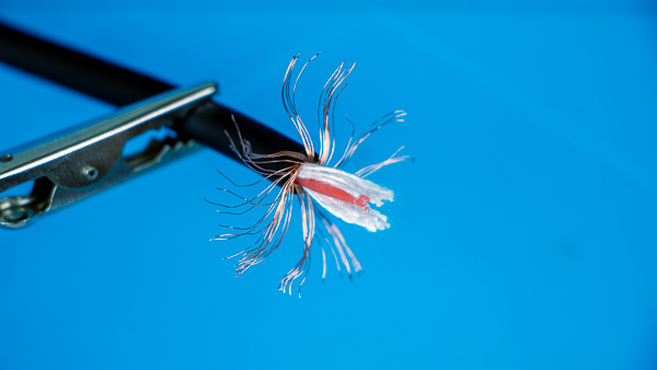 An image of a microphone cable with the ground wire pulled back.