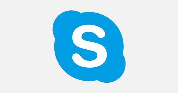 An image of Skype's logo.