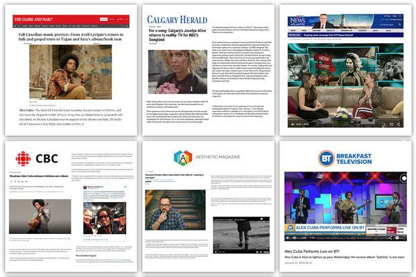 An image of recent press coverage I've arranged for clients.