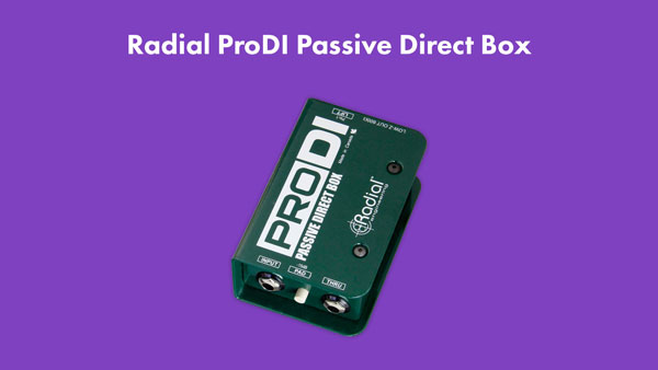 An image of a Radial ProDI passive direct box.