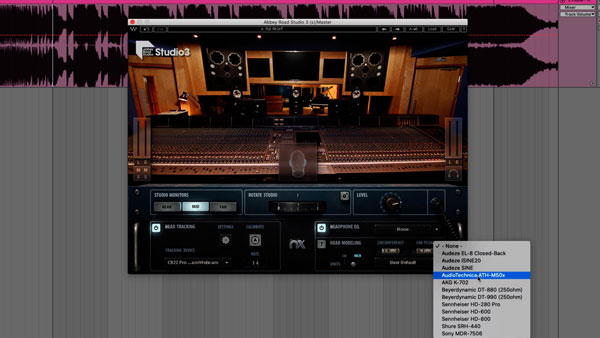 An image of Abbey Road Studio 3's headphone EQ.
