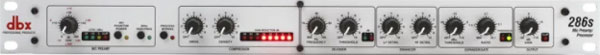 An image of the dbx 286s Channel Strip.