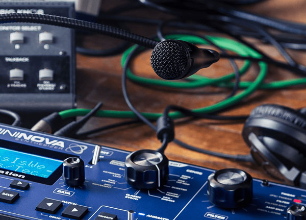 An image of the MiniNova's microphone.