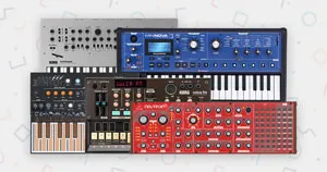 Multiple synthesizers.
