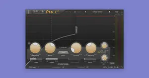 FabFilter's Pro-C 2 compressor plugin.