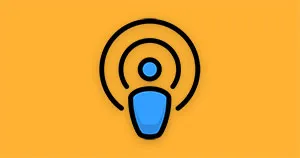 An image of a podcast icon.