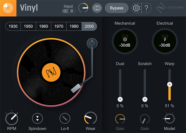 iZotope's Vinyl