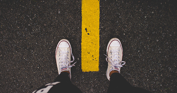 A metaphorical line between mixing and mastering.