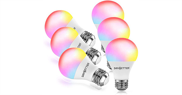 RGBW Wi-Fi light bulbs.