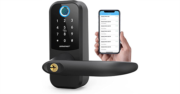 A smart door handle.