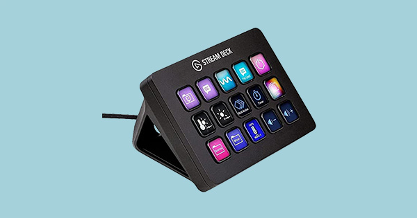 A 15-button Stream Deck.