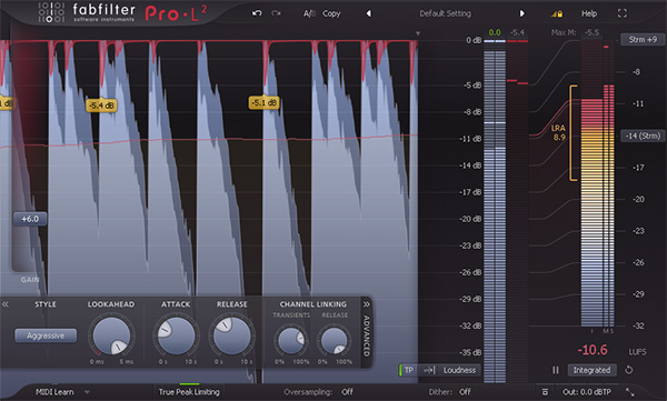 FabFilter's Pro-L 2.