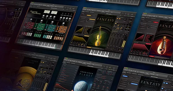 An image of EastWest's ComposerCloud libraries.