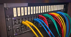 An image of an ART P48, ART P16, and patch cables.