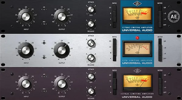 An image of Universal Audio's 1176 Classic Limiter Plugin Collection.
