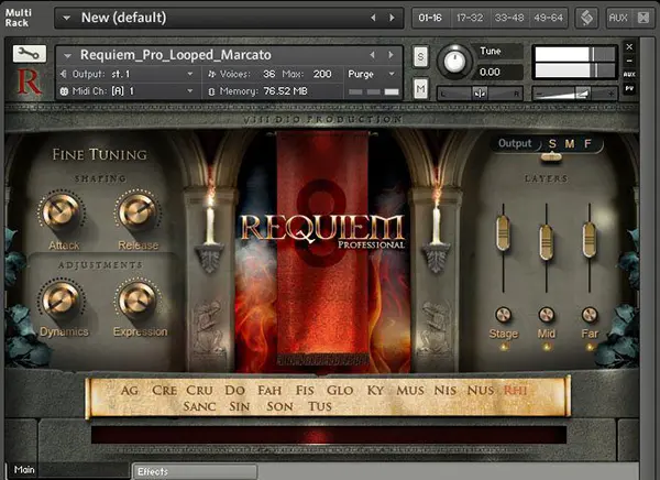 An image of 8Dio's Requiem Professional.