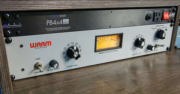An image of Warm Audio's WA-2A Tube Optical Compressor.
