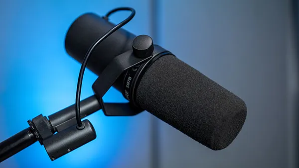 An image of the Shure SM7B.