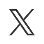 White round Twitter icon.