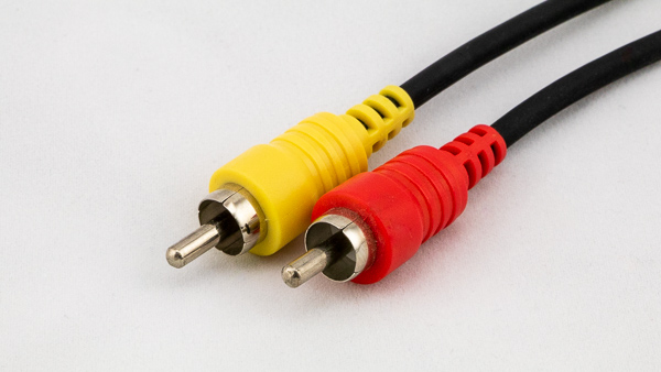 An image of two male RCA connectors.