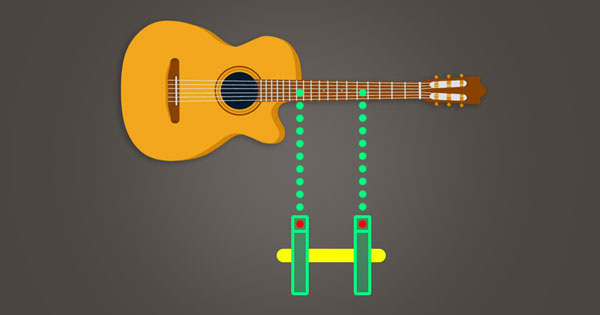 An image of two microphones parallel to one another, attached to a microphone bar.
