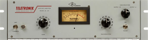 An image of Universal Audio's Teletronix LA-2A Electro-Optical Compressor.